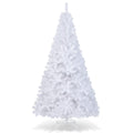 COSTWAY 6Ft-Artificial-PVC-Christmas-Tree-W-Stand-Holiday-Season-Indoor-Outdoor-White