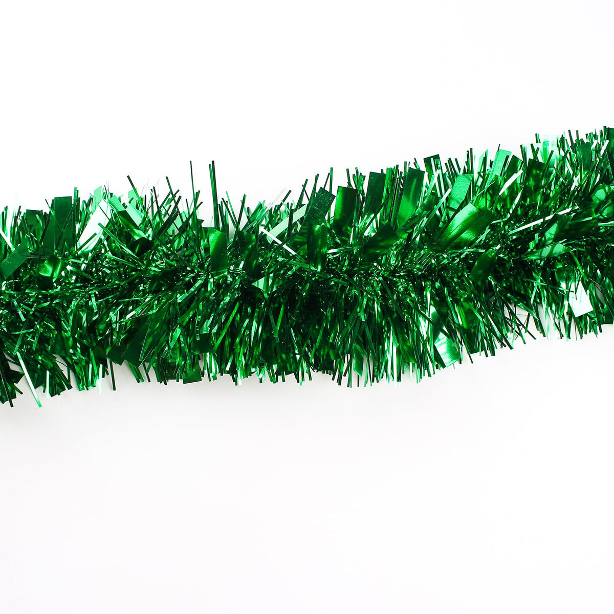 33FT Christmas Tinsel Garland,Silvery Shiny Metallic Foil Decorations for Parade Floats, Halloween, Christmas Tree, New Year Parties,Birthday Party,Indoor and Outdoor Disco Party Supplies