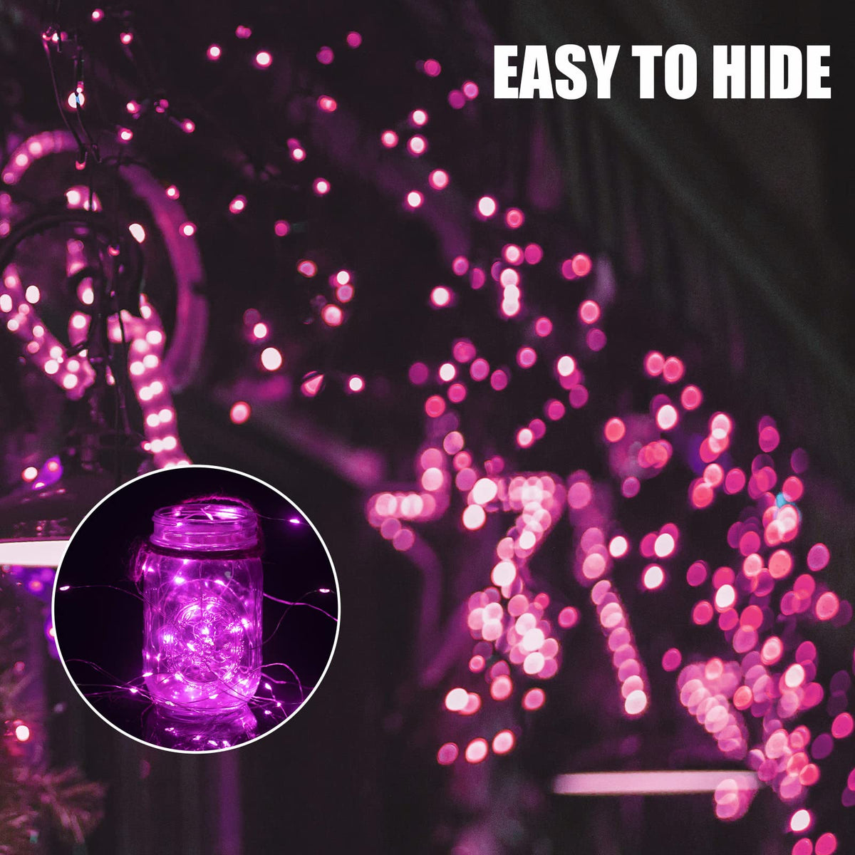 Brightown 12 Pack LED Fairy Lights Battery Operated String Lights - 7ft 20LED Waterproof Silver Wire Firefly Starry Moon Lights for DIY Crafts Wedding Table Centerpieces Party Bedroom Christmas