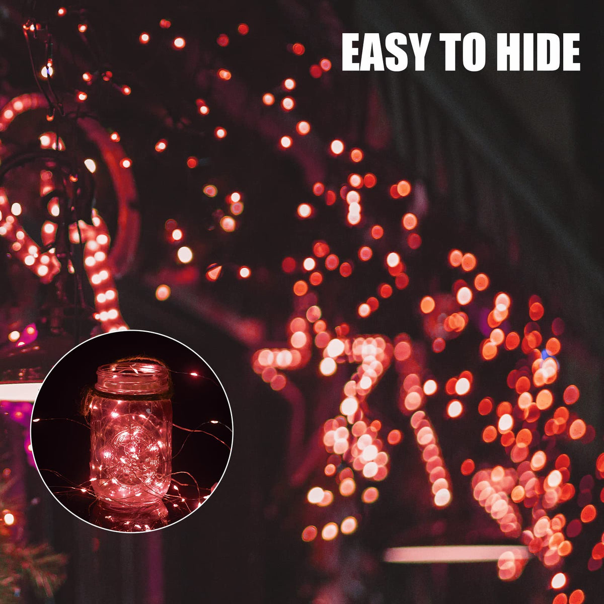 Brightown 12 Pack LED Fairy Lights Battery Operated String Lights - 7ft 20LED Waterproof Silver Wire Firefly Starry Moon Lights for DIY Crafts Wedding Table Centerpieces Party Bedroom Christmas