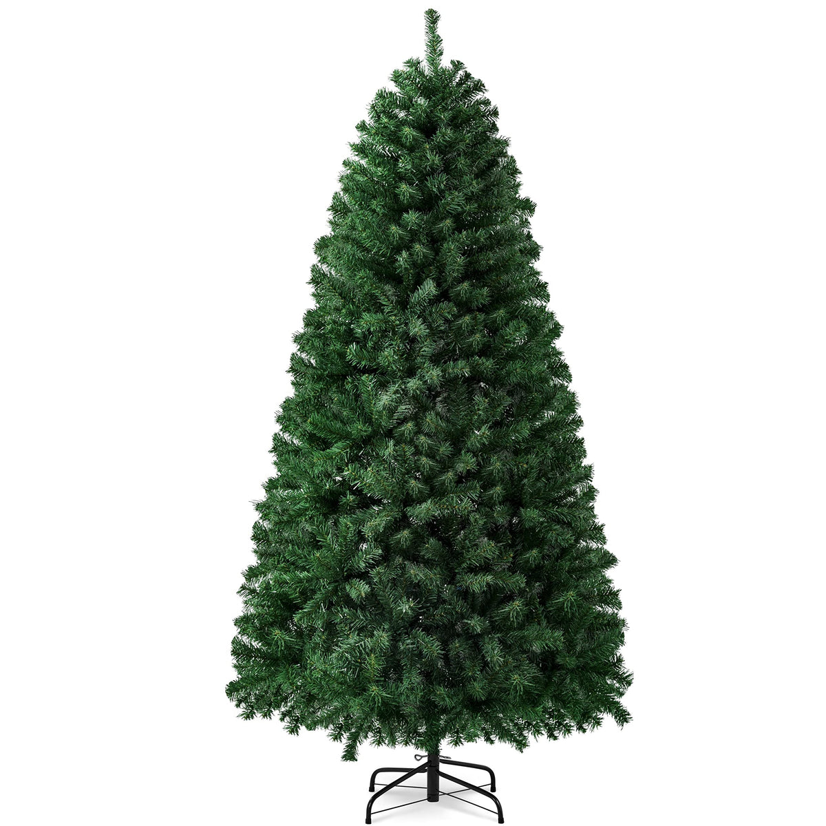 Yaheetech 4.5ft Artificial Christmas Tree, Realistic Premium Spruce Hinged Full Christmas Tree with 320 Branch Tips Holiday Xmas Tree W/Metal Hinges & Foldable Base for Home Party Office Decoration