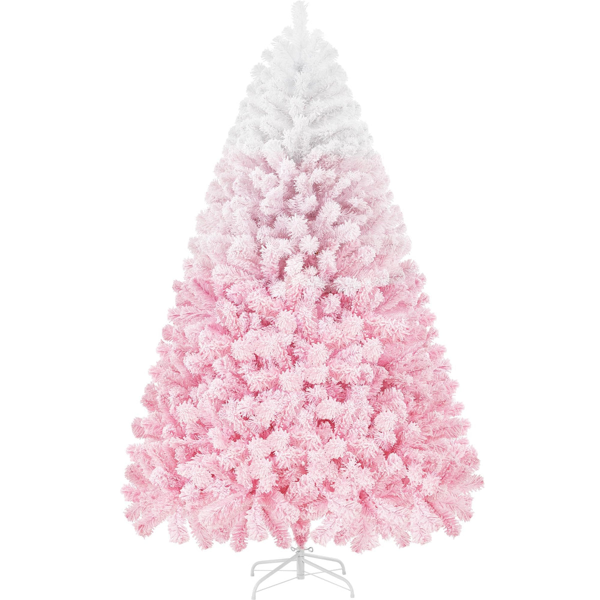 Yaheetech 4.5ft Artificial Christmas Tree, Realistic Premium Spruce Hinged Full Christmas Tree with 320 Branch Tips Holiday Xmas Tree W/Metal Hinges & Foldable Base for Home Party Office Decoration