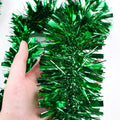 33FT Christmas Tinsel Garland,Silvery Shiny Metallic Foil Decorations for Parade Floats, Halloween, Christmas Tree, New Year Parties,Birthday Party,Indoor and Outdoor Disco Party Supplies