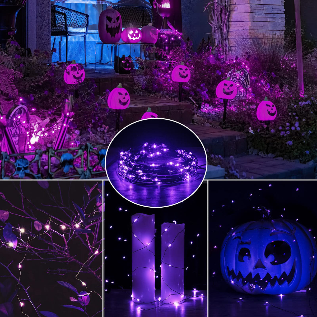 Brightown 12 Pack LED Fairy Lights Battery Operated String Lights - 7ft 20LED Waterproof Silver Wire Firefly Starry Moon Lights for DIY Crafts Wedding Table Centerpieces Party Bedroom Christmas