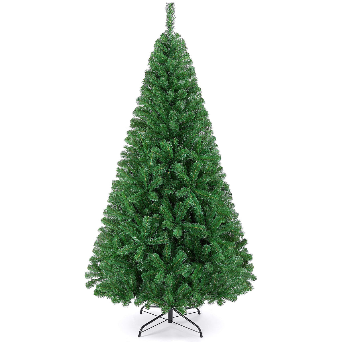 Yaheetech 4.5ft Artificial Christmas Tree, Realistic Premium Spruce Hinged Full Christmas Tree with 320 Branch Tips Holiday Xmas Tree W/Metal Hinges & Foldable Base for Home Party Office Decoration