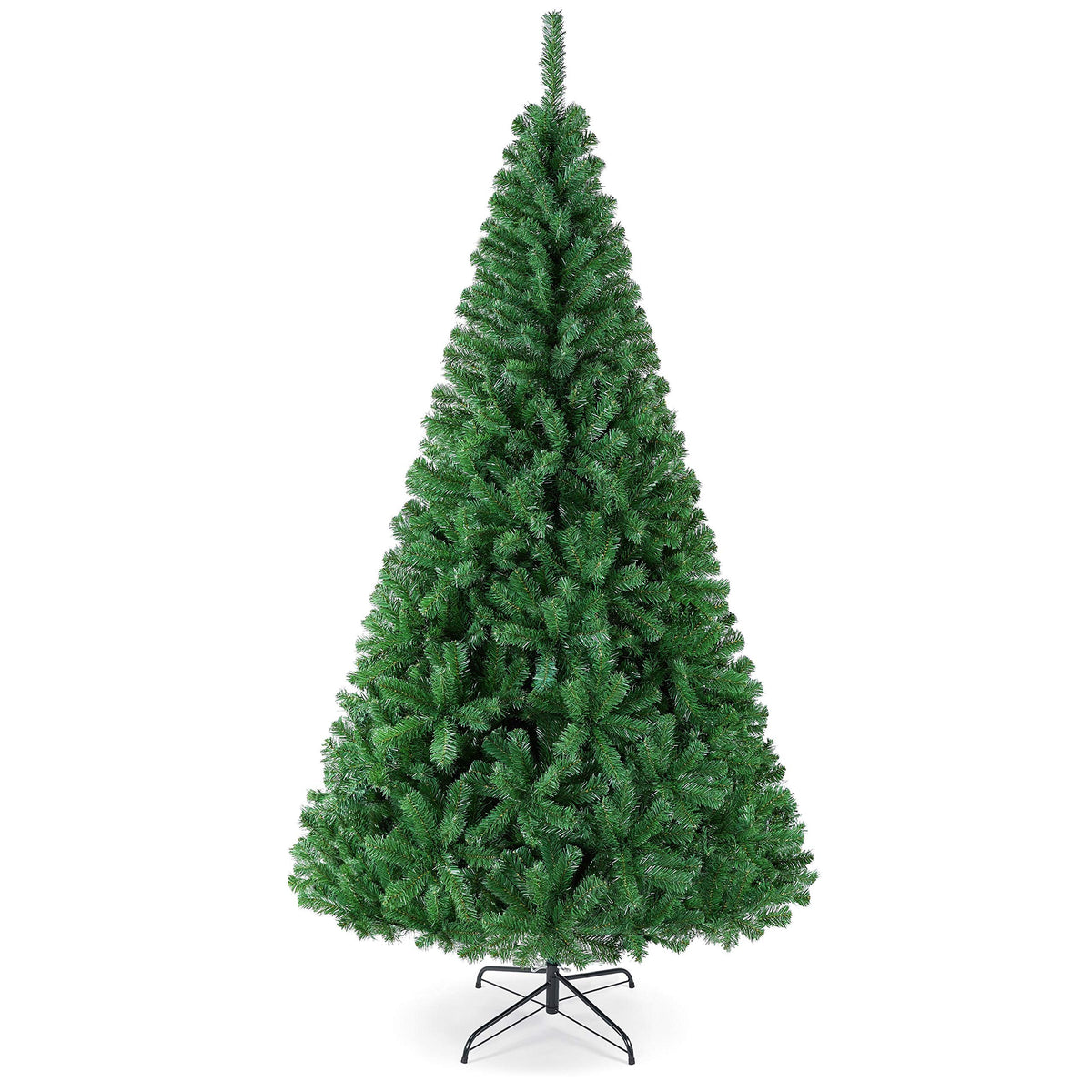 Yaheetech 4.5ft Artificial Christmas Tree, Realistic Premium Spruce Hinged Full Christmas Tree with 320 Branch Tips Holiday Xmas Tree W/Metal Hinges & Foldable Base for Home Party Office Decoration